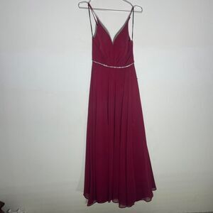 Autumn Fall Wedding Guest Lulus Women's Burgundy and Red Dress Holiday Party